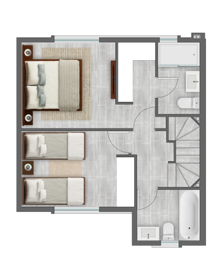 TOWNHOUSE B Planta B